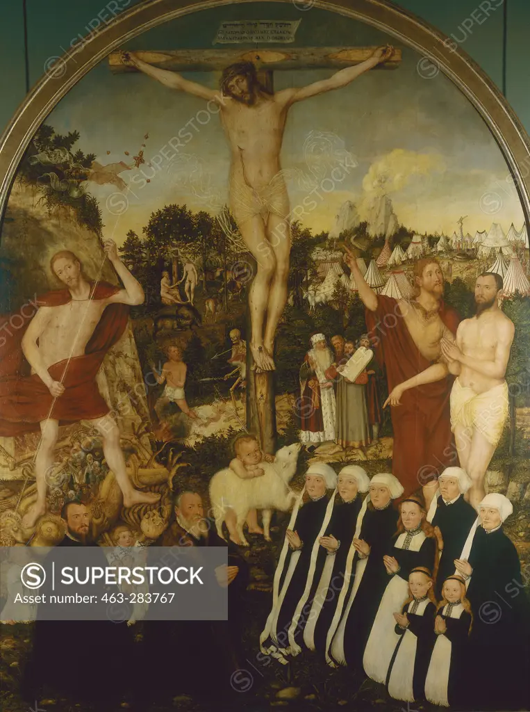 Crucifixion of Christ / Cranach t.Y