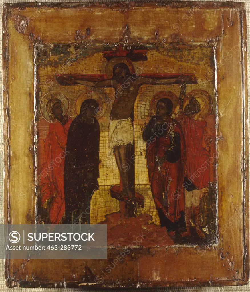 Crucifixion of Christ / Russian Icon