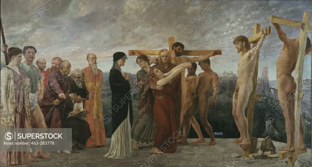 Crucifixion of Christ / Klinger / 1890