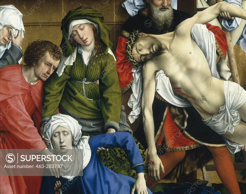 Rogier v.d.Weyden, Descent f.Cross, Det.