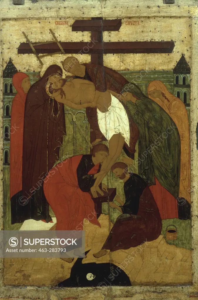 Deposition from the Cross / Russian Icon