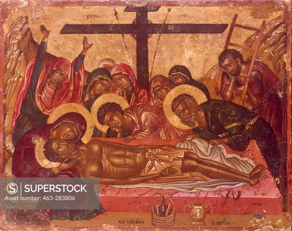 Deposition of the Cross / Icon / C14th