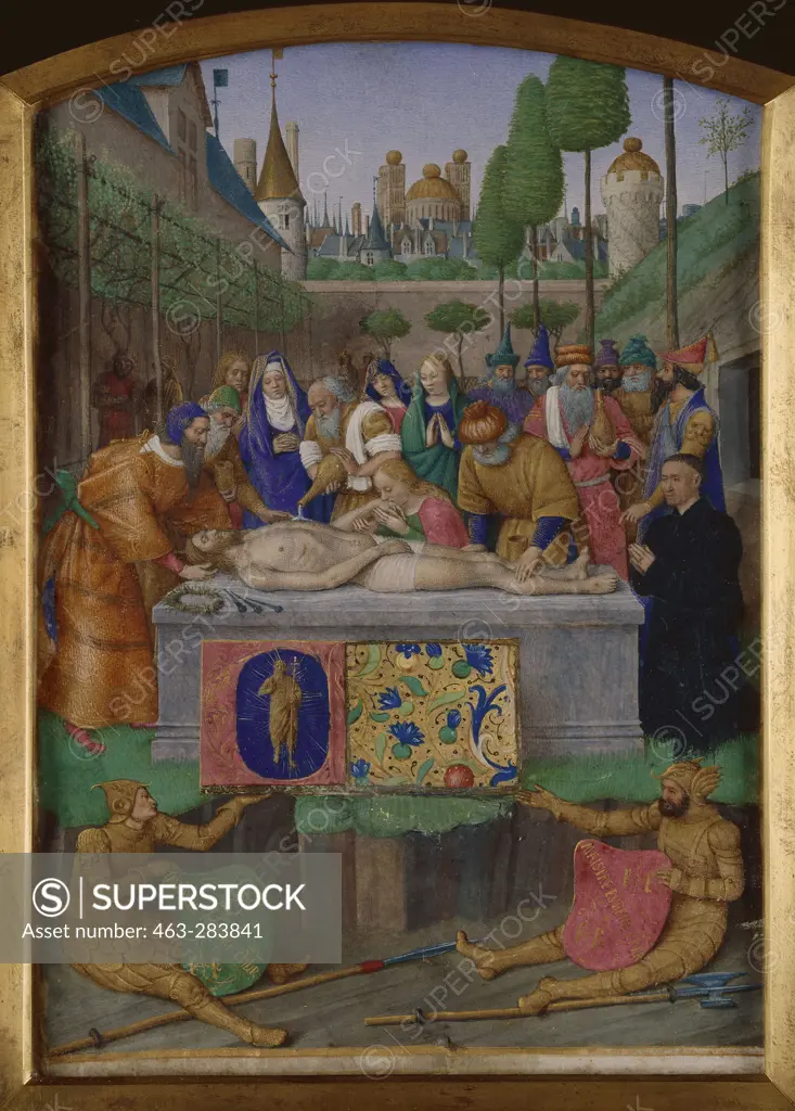 Jean Fouquet, Burial of Christ, Illumin.