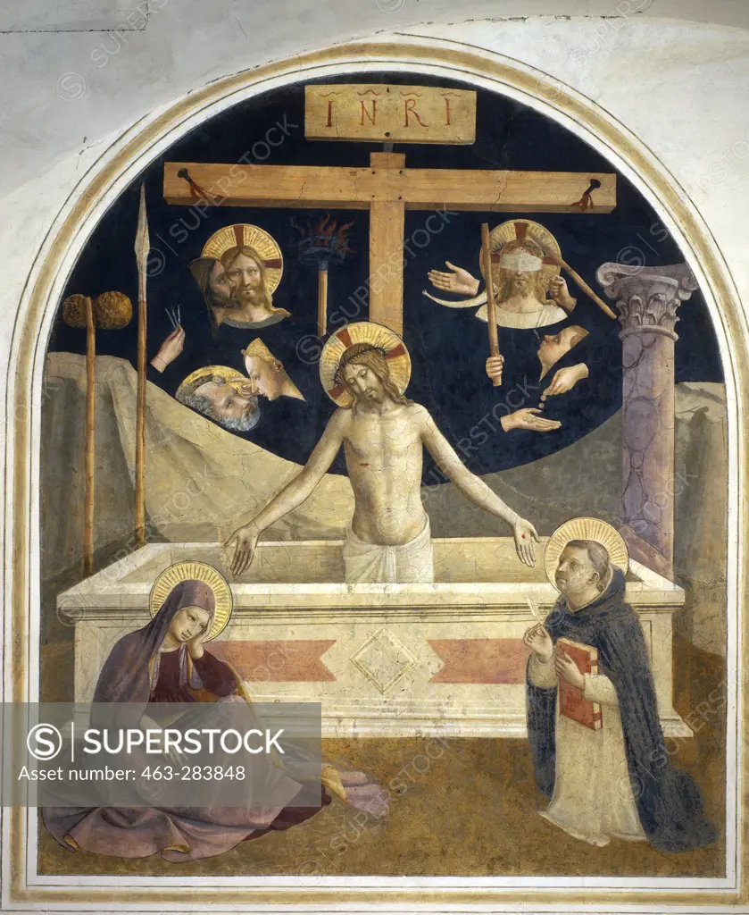 Fra Angelico / Christ in his Tomb / C15