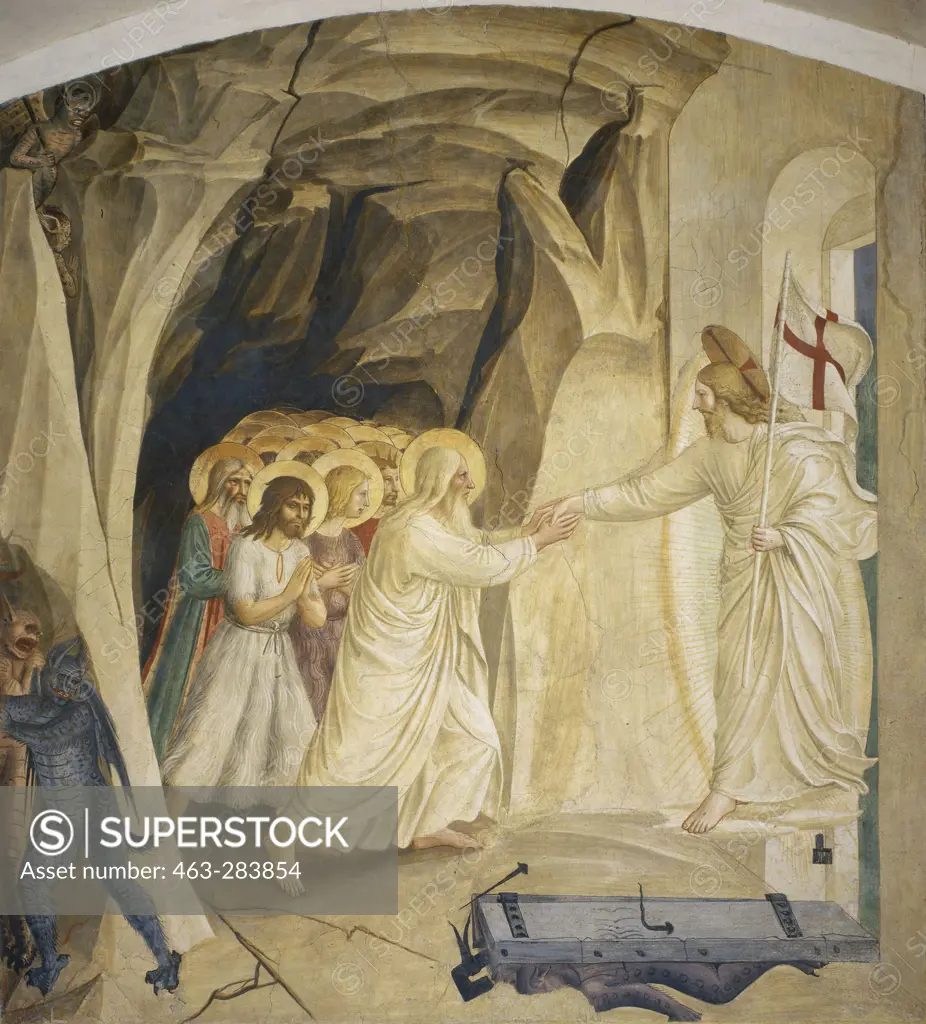 Fra Angelico / Christ in Limbo / c.1437