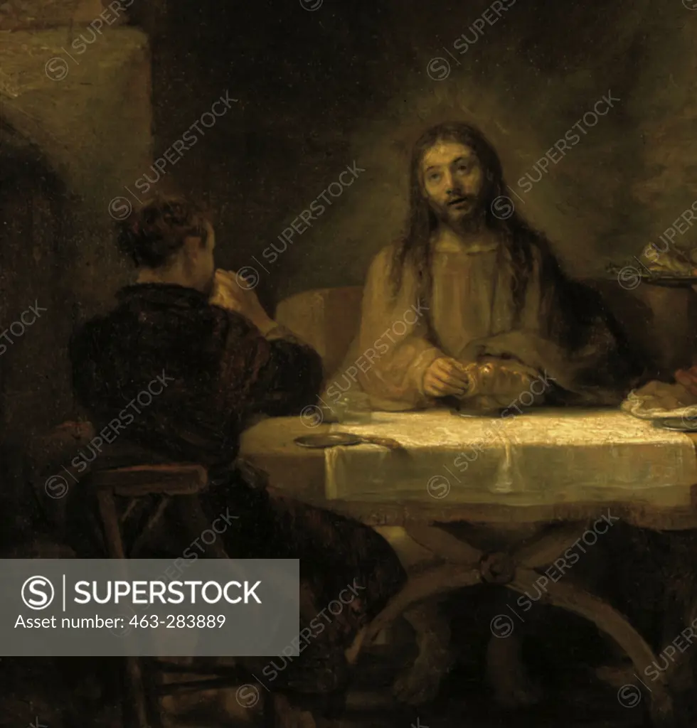 Rembrandt, Christus in Emmaus -  - 