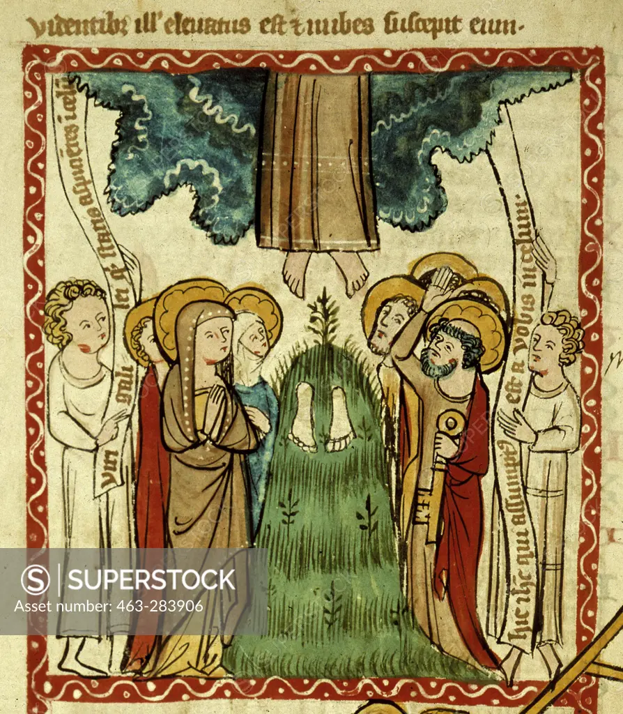 Ascension of Christ / Illumin. / c.1360