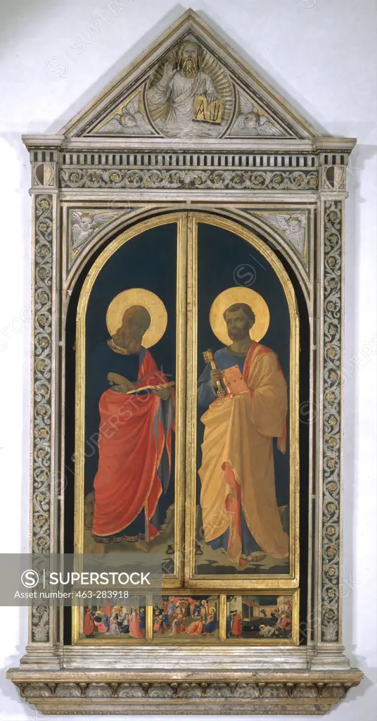 Fra Angelico / St.Peter & Mark / Paint.