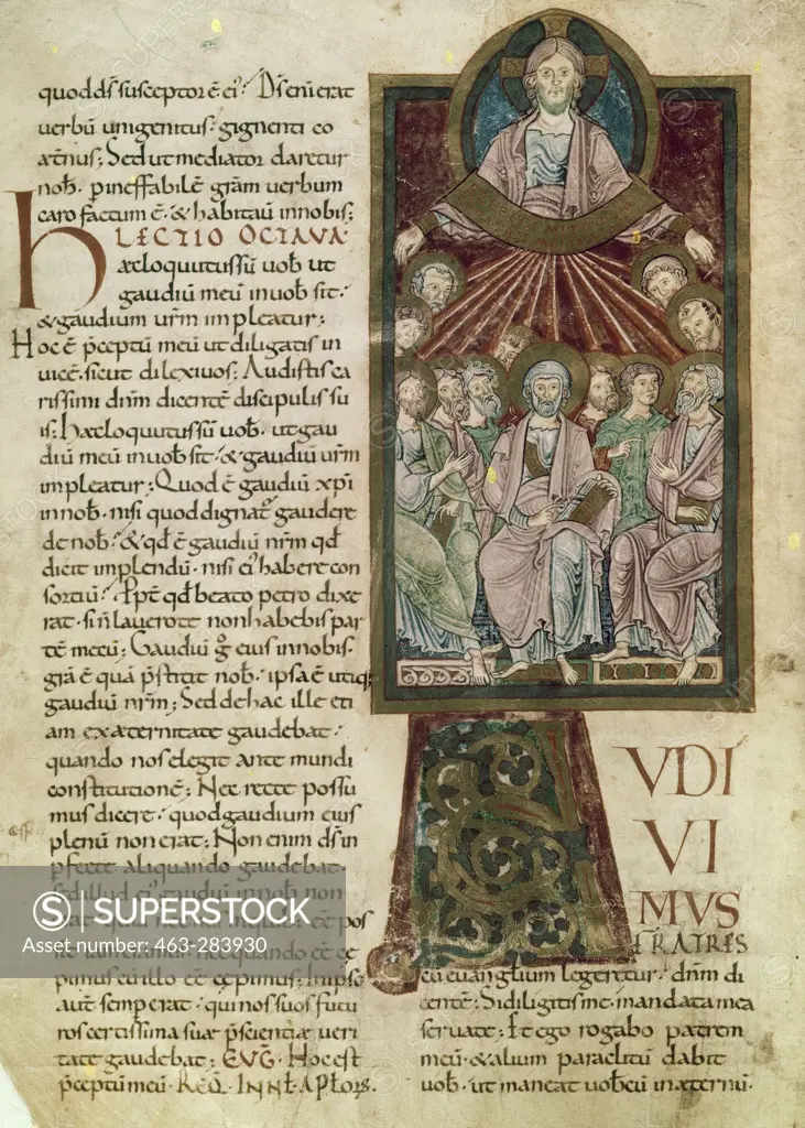 Pentecost / Book of Lessons, Cluny/ 1100