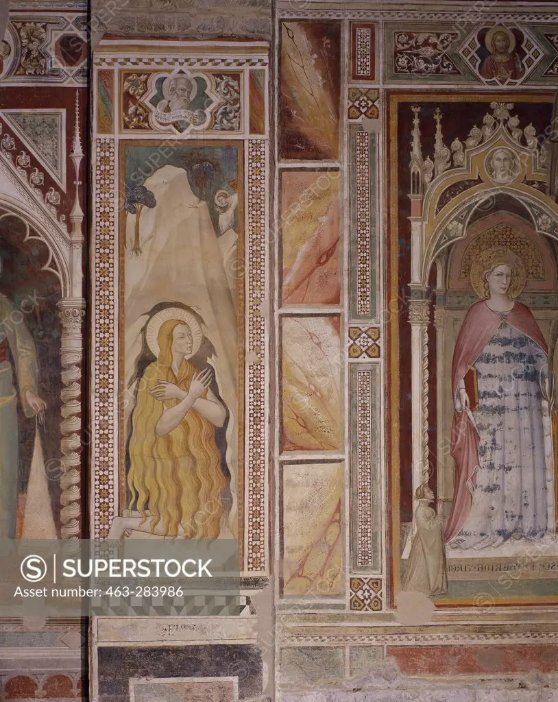Communion of St.Mary Magdalene / Fresco