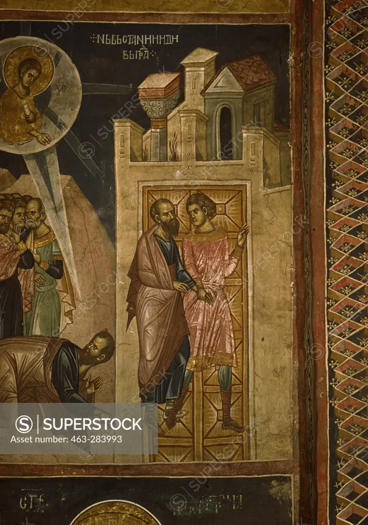 Conversion of Saul / Mural / c.1340