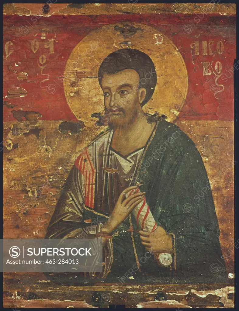 The Apostle James / Icon painting/ C15th