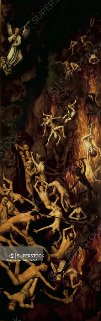Hans Memling, The Fall into Hell 1471/73