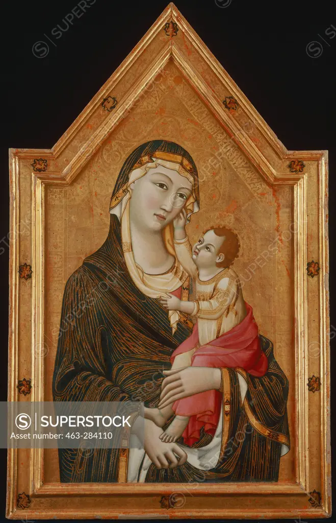 Madonna and Child / Meo da Siena / 1330