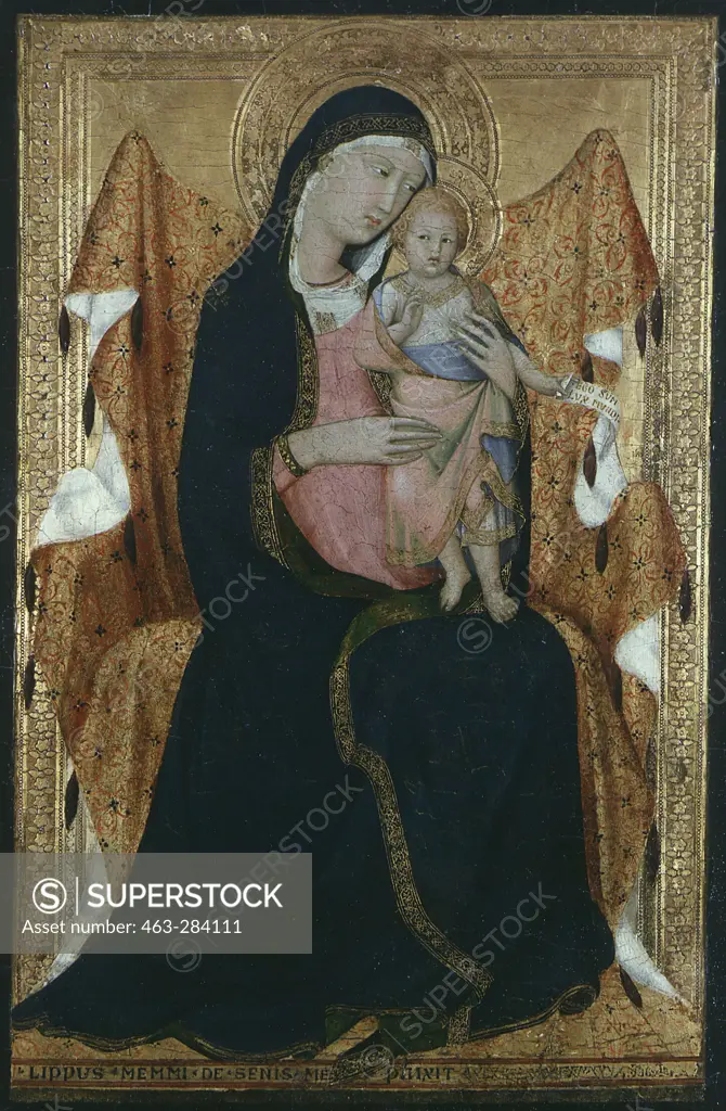Enthroned Madonna / Lippo Memmi / c.1340
