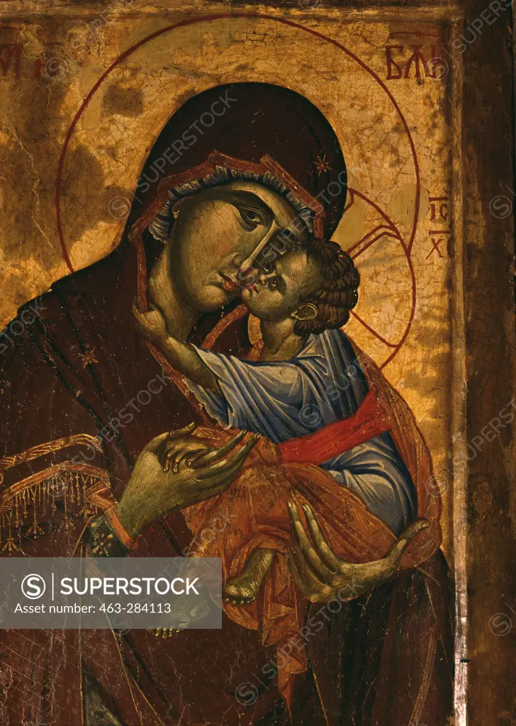 Madonna Oumilenije / Icon / 1350