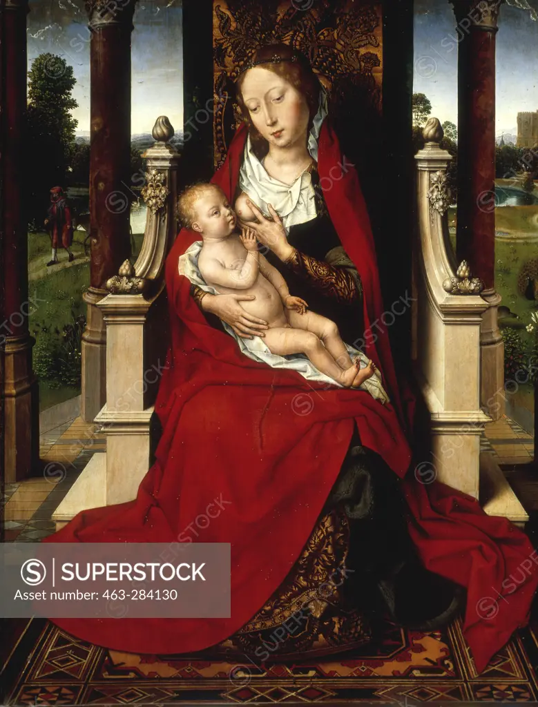 H.Memling, Enthroned Virgin with Child