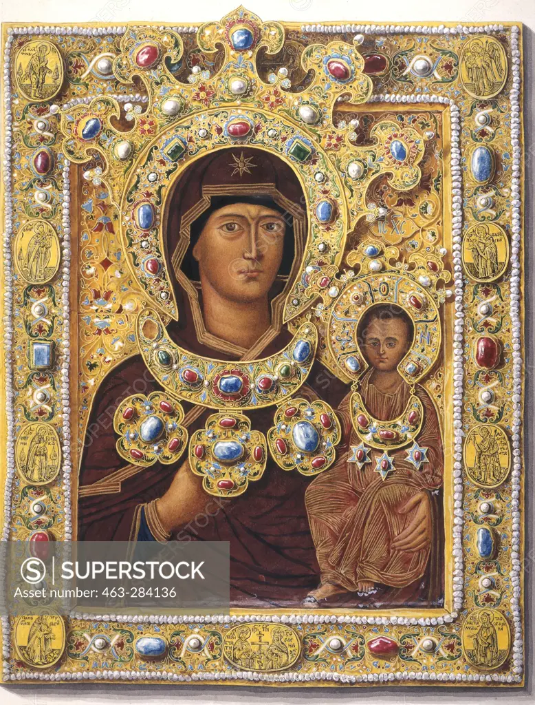 Mother of God of Iosafov / Solnzew