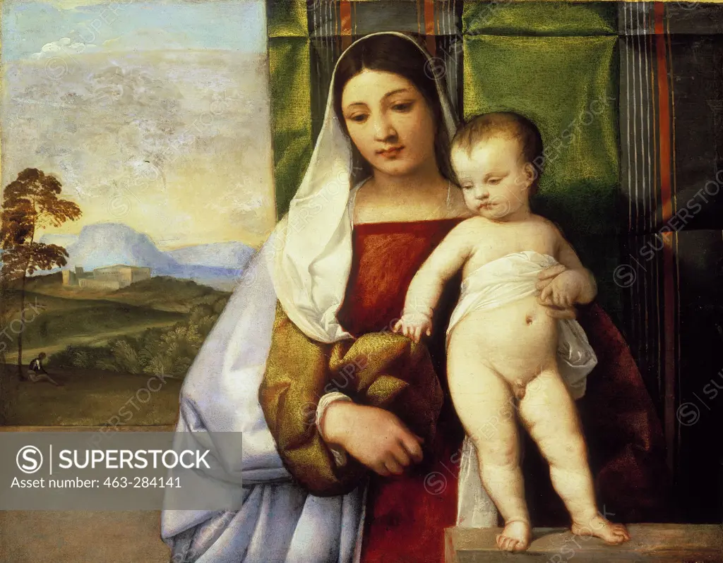 Titian / Madonna and Child 'Zingarella'