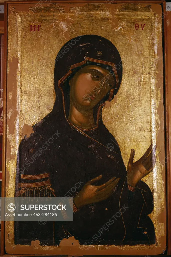 Mother of God Hodegetria / Icon / c.1260