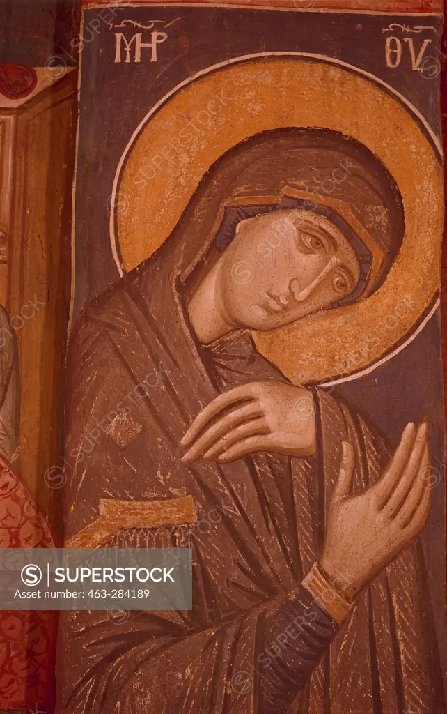 The Madonna / Mural / Decani / c.1340