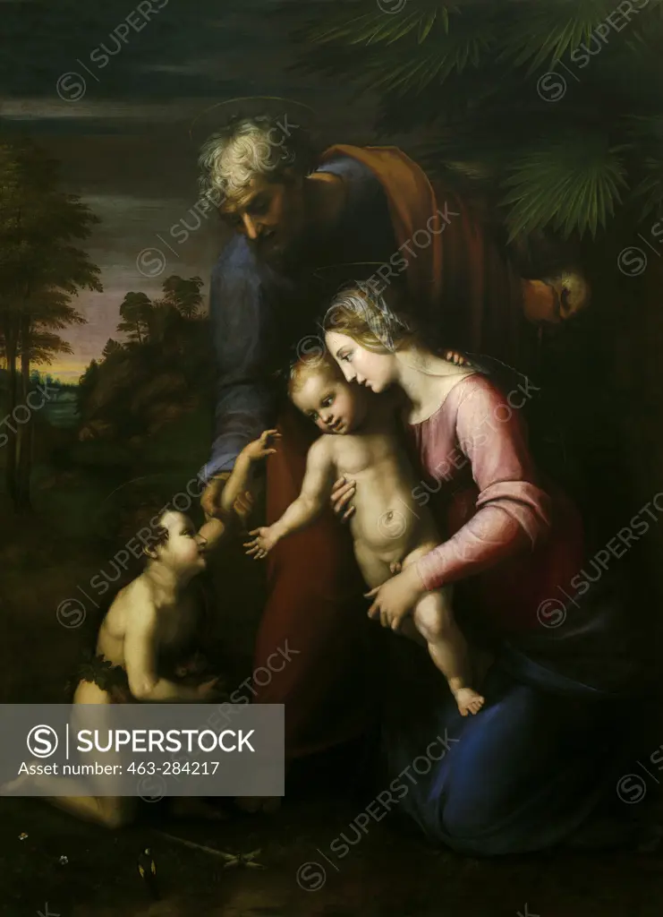 Raphael/Holy Family with St.John/c.1513
