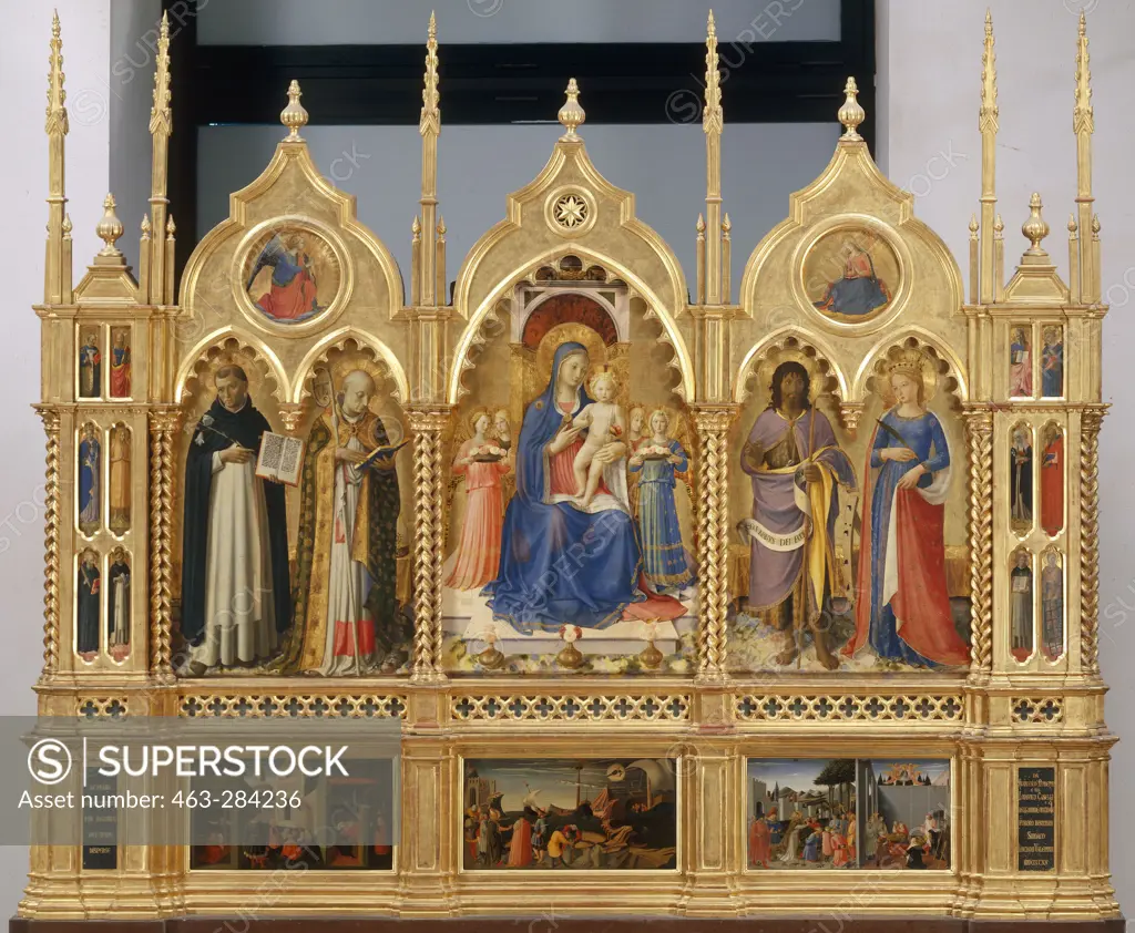 Mary, Child & Saints / Fra Angelico