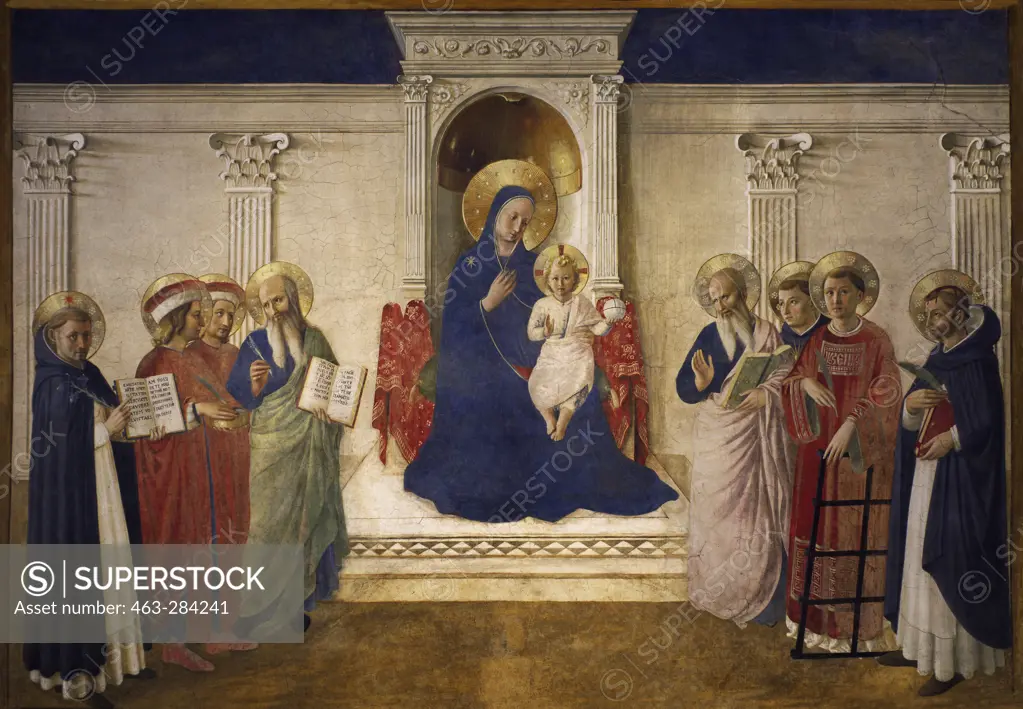 Madonna with 8 Saints /Fra Angelico/ C15
