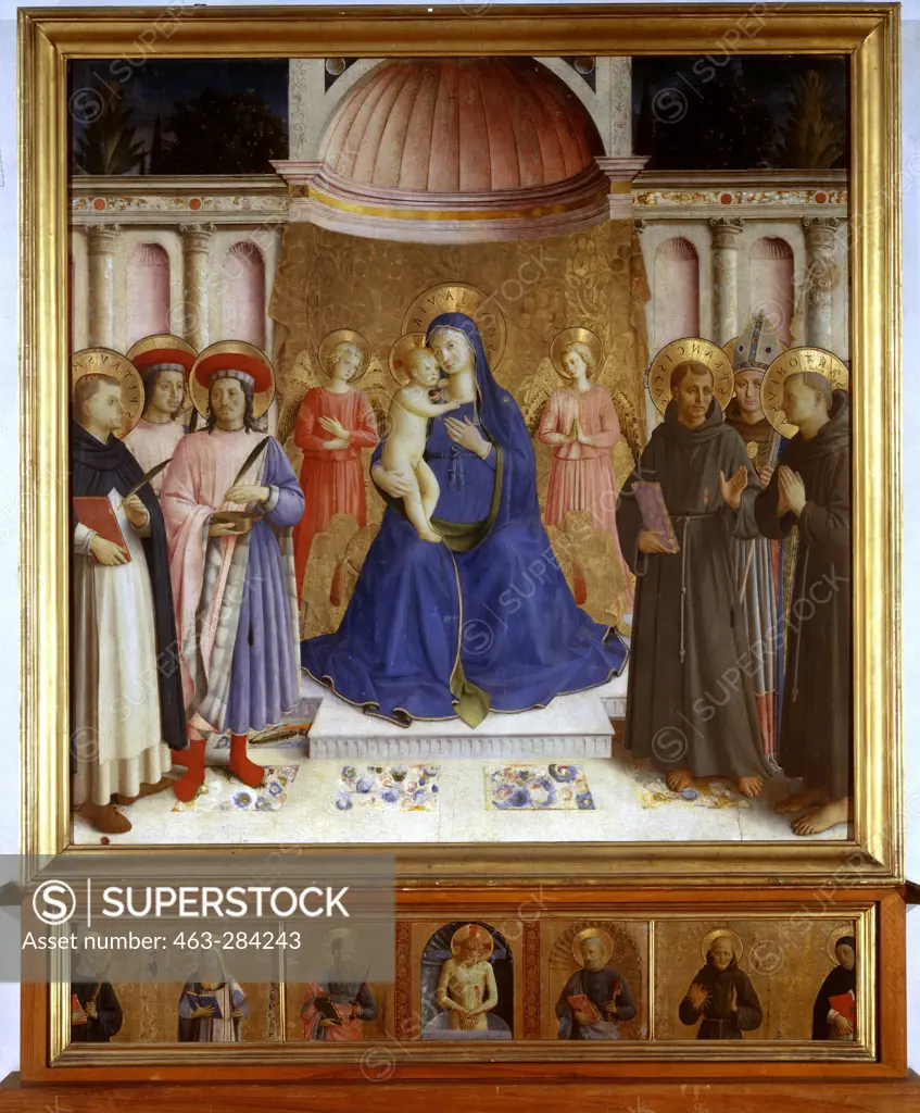 Fra Angelico /Enthroned Madonna/ c.1448