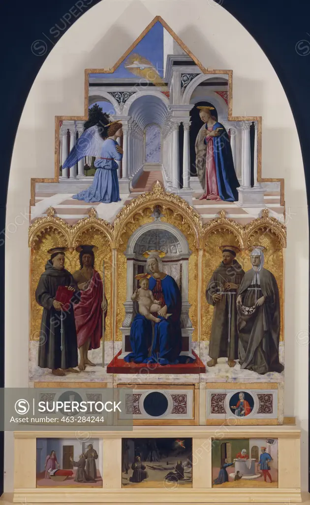 Mary, Child, Saints / P. della Francesca