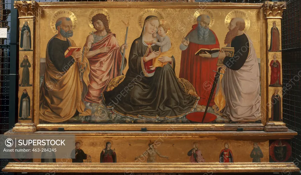 Mary, Child & Saints / Gozzoli / 1456