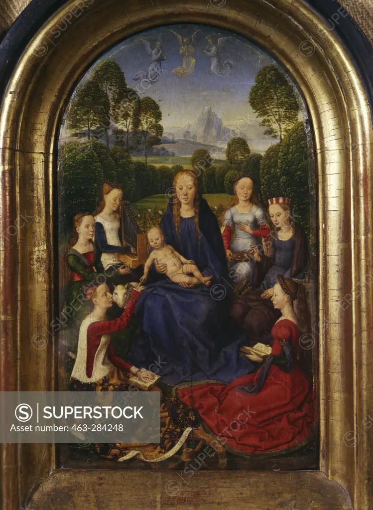 Memling, Mary with the Child and Saints