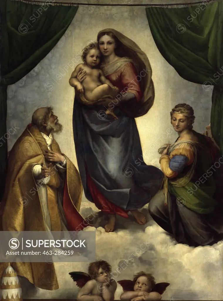 Sistine Madonna / Raphael / c.1513