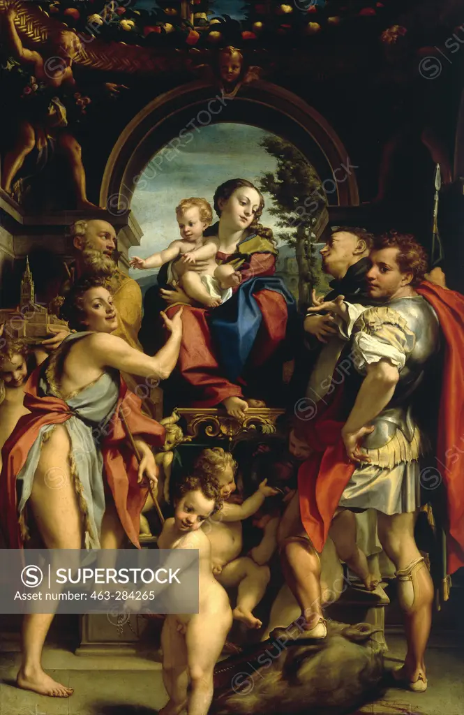 Correggio / Madonna and Saint Goerge