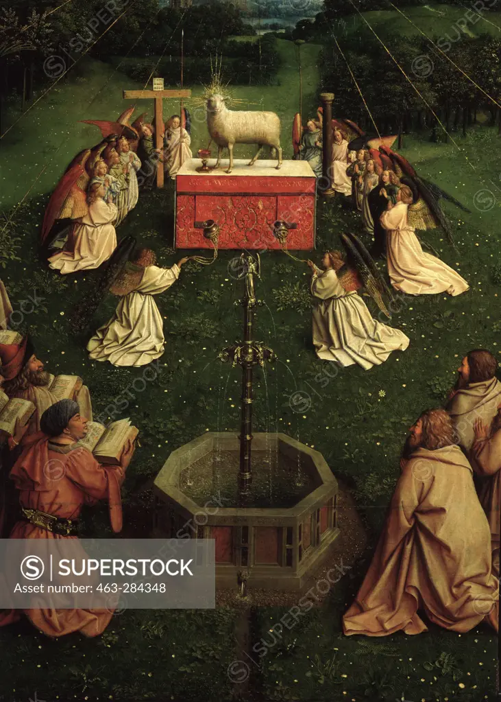 Agnus Dei /Jan v.Eyck, Ghent Altar /1432
