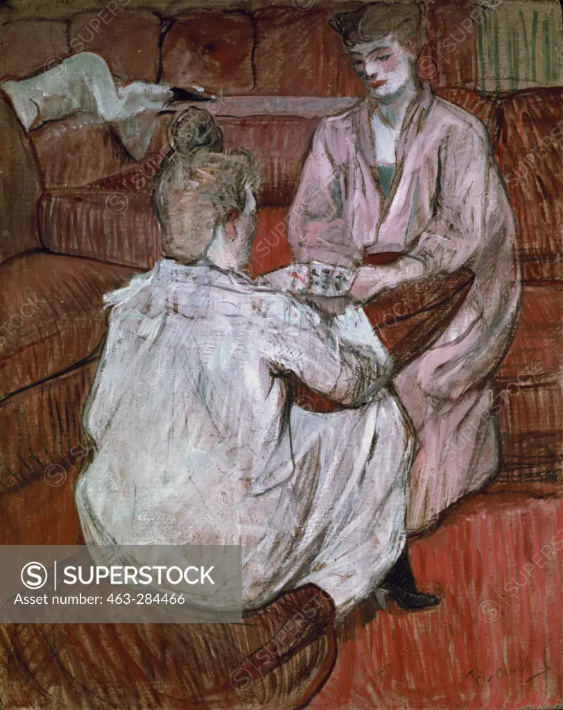 Toulouse-Lautrec / Girls Playing Cards