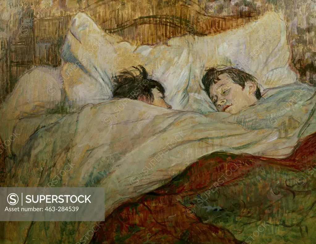 Toulouse-Lautrec / The Bed / c. 1892