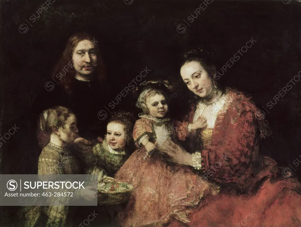 Rembrandt/ Family portrait/ 1668