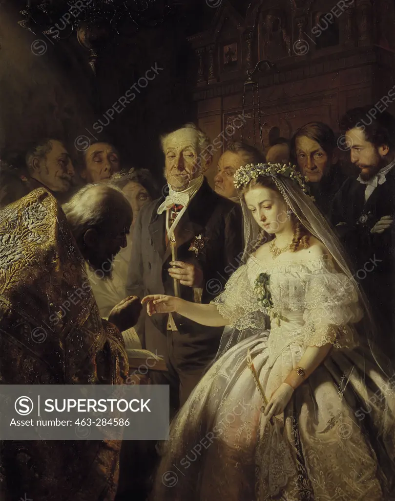 V.V.Pukirev / The Unequal Couple / 1862