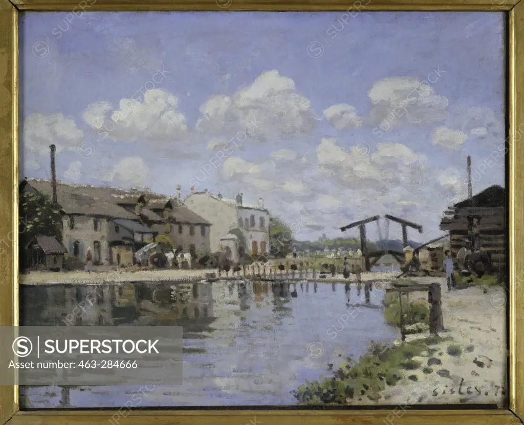 A.Sisley / Saint-Martin Canal / 1872