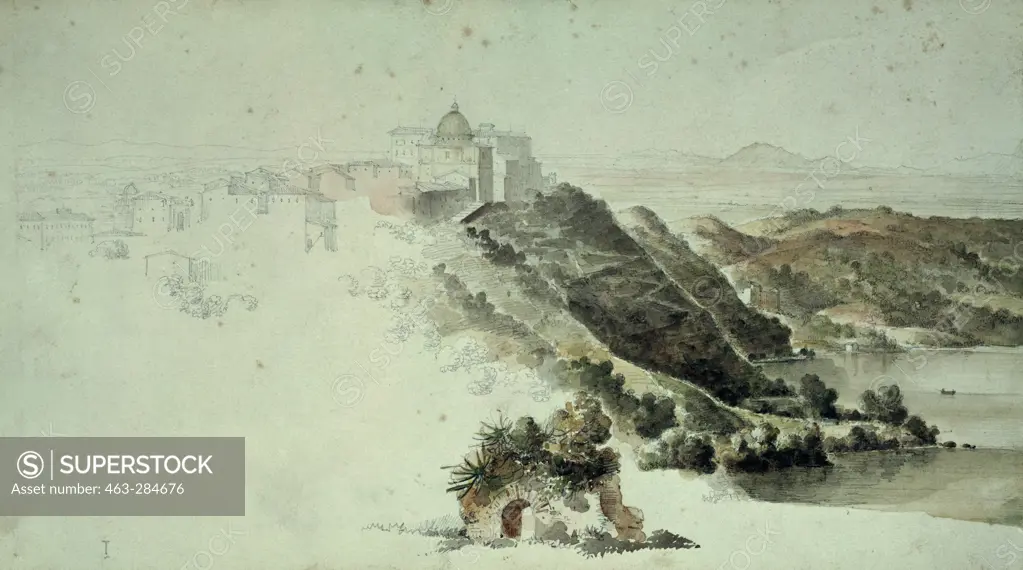 Castel Gandolfo / Zchng. von Ingres -  - 