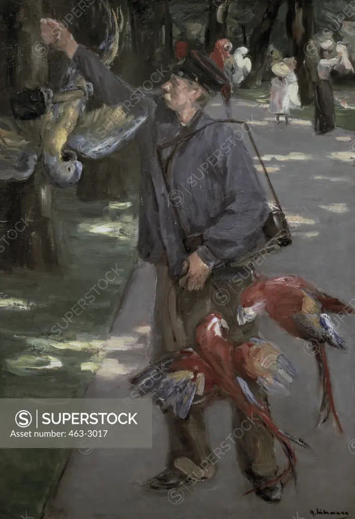 The Parrot Man 1902 Max Liebermann (1847-1935 German) Oil On Canvas Folkwang Museum, Essen, Germany