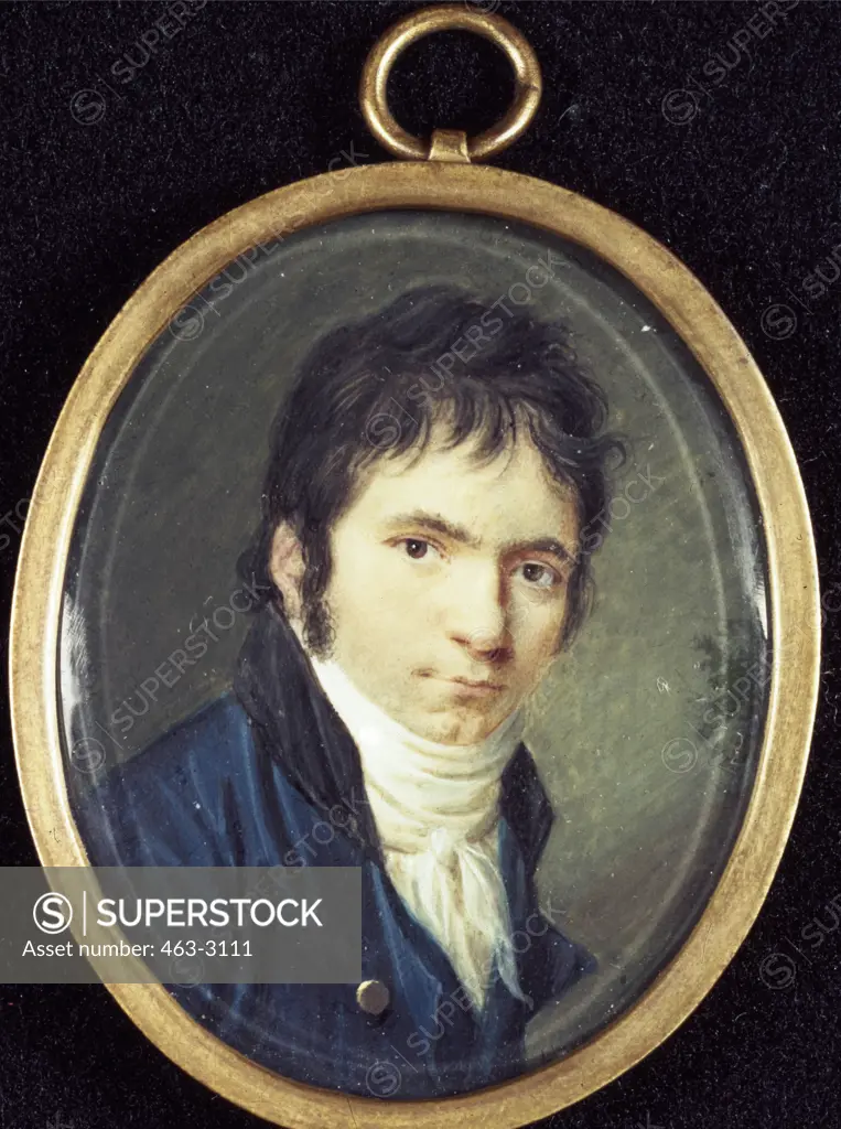 Portrait of Ludwig van Beethoven by Christian Hornemann,  (1765-1844),  Germany,  Bonn,  Beethoven-Haus