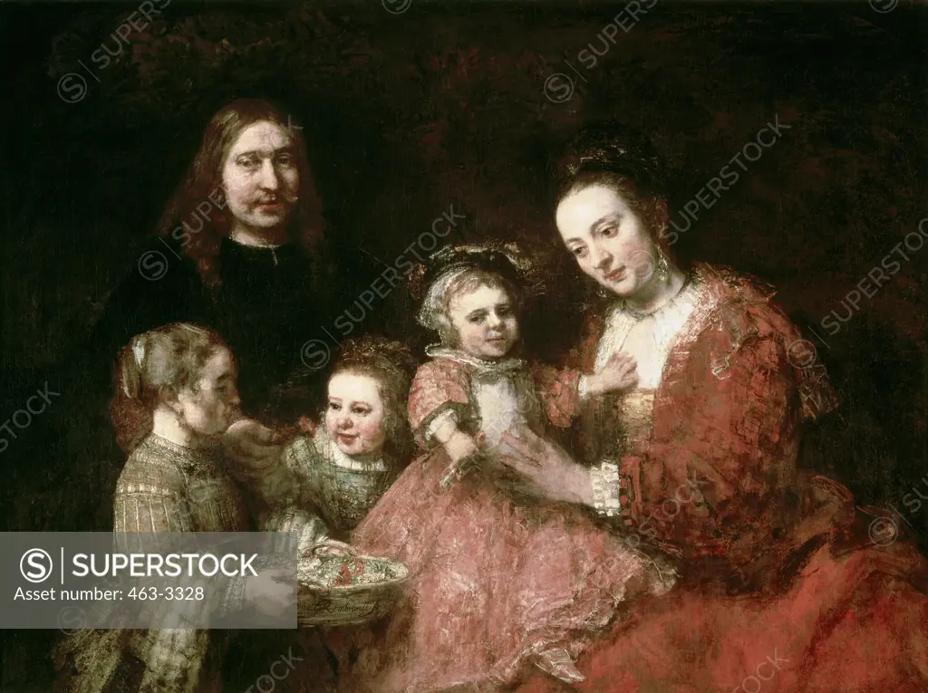 Family Portrait 1668 Rembrandt van Rijn (1606-1669 Dutch) Oil on canvas Herzog Anton Ulrich Museum, Braunchweick, Germany 