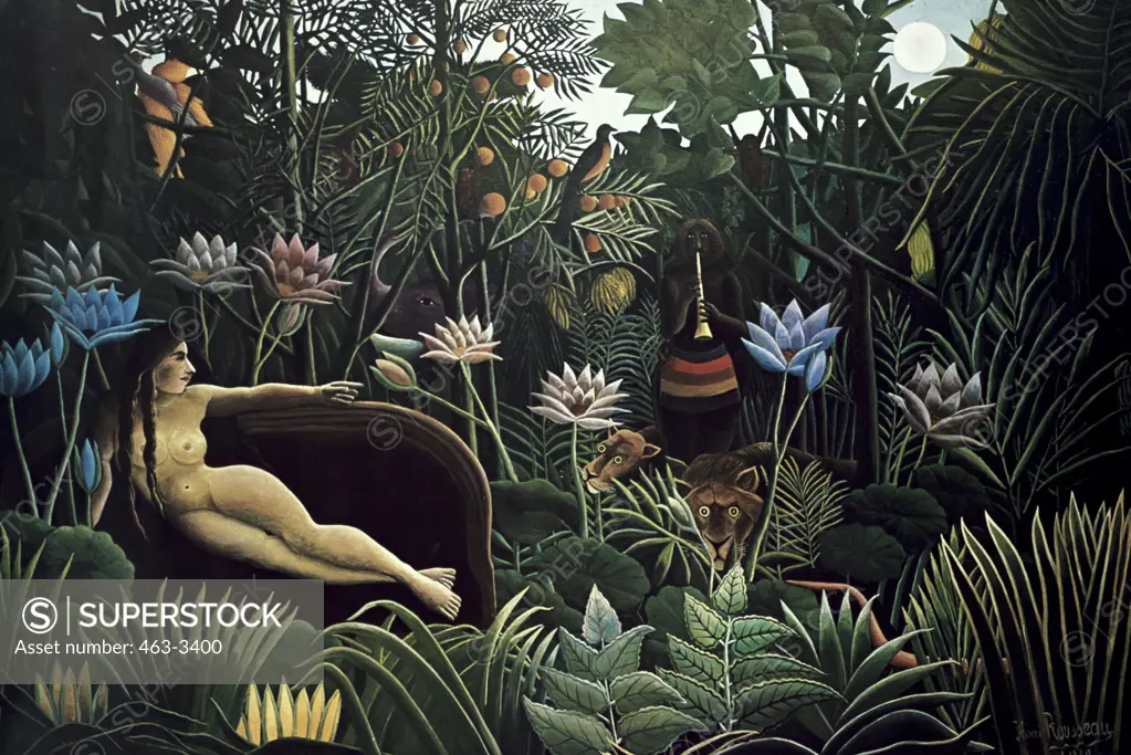 The Dream 1910 Henri Rousseau (1844-1910 French) Oil on Canvas Museum of Modern Art, New York City
