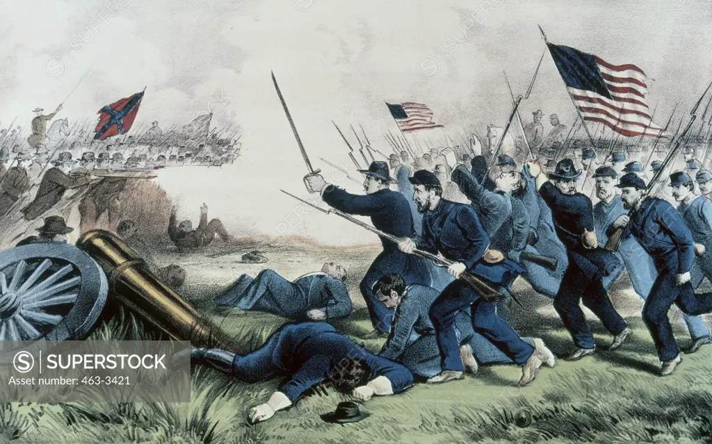 Battle of Jonesboro (Georgia) 1864 Currier & Ives (1834-1907 American)