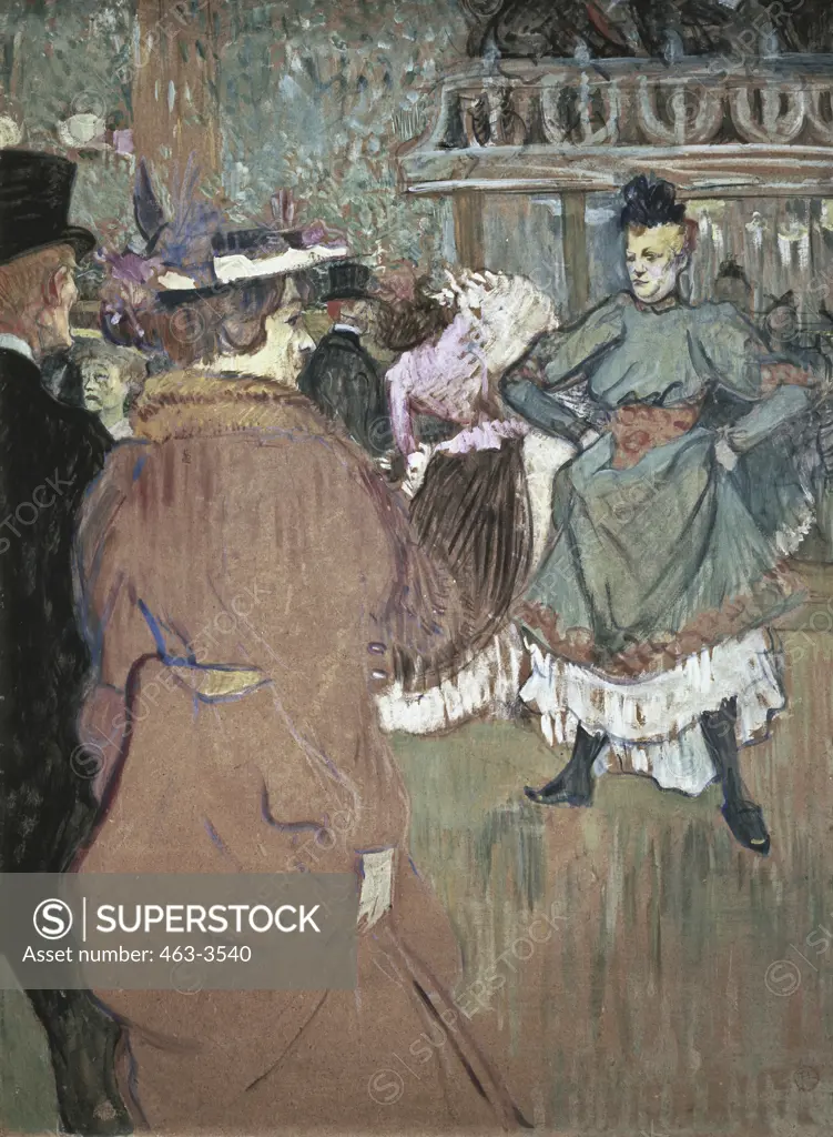 Preparing for the Quadrille at the Moulin Rouge  1892 Henri de Toulouse-Lautrec (1864-1901 French) National Gallery of Art, Washington, D.C., USA