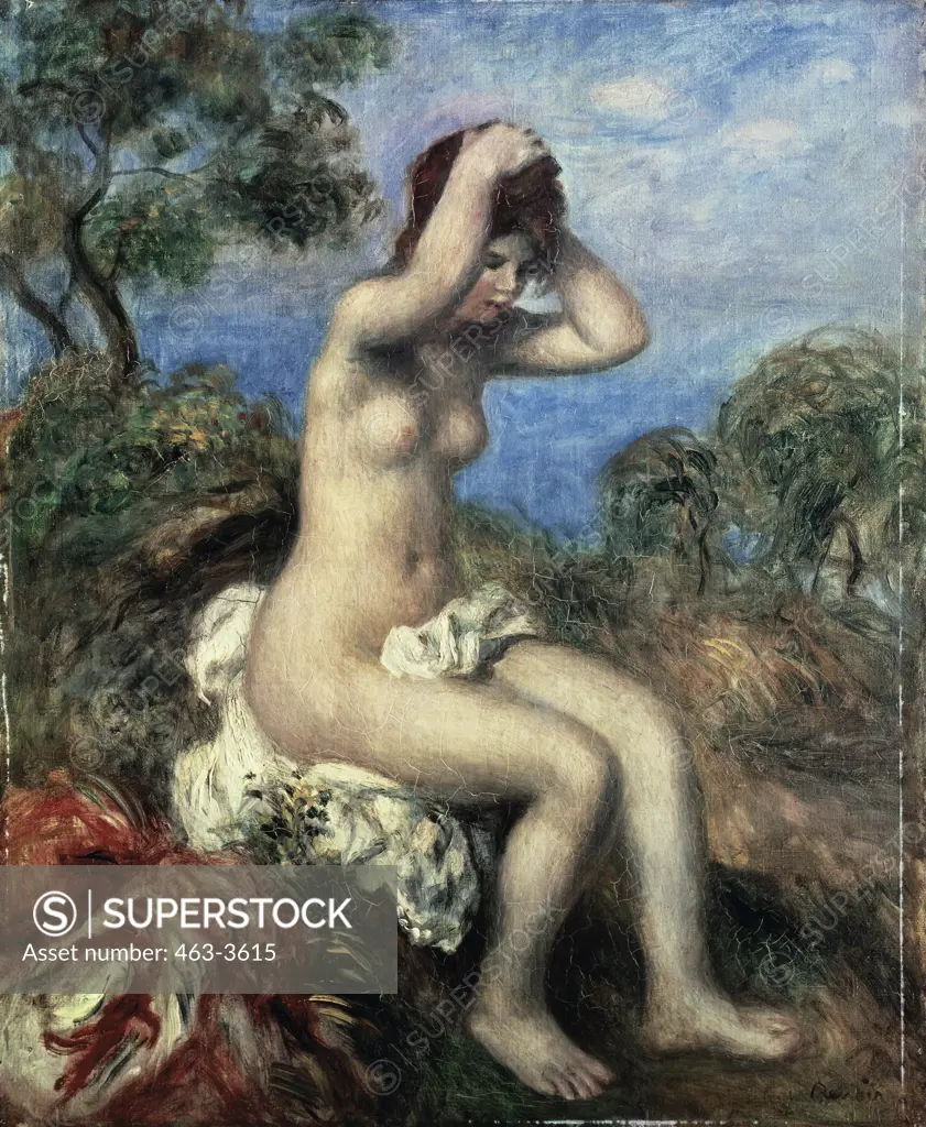 Woman Bather Pierre Auguste Renoir (1841-1919 French) Private Collection 