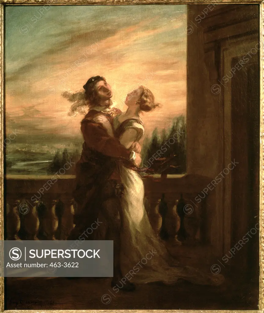 Romeo and Juliet Eugene Delacroix (1798-1863 French)