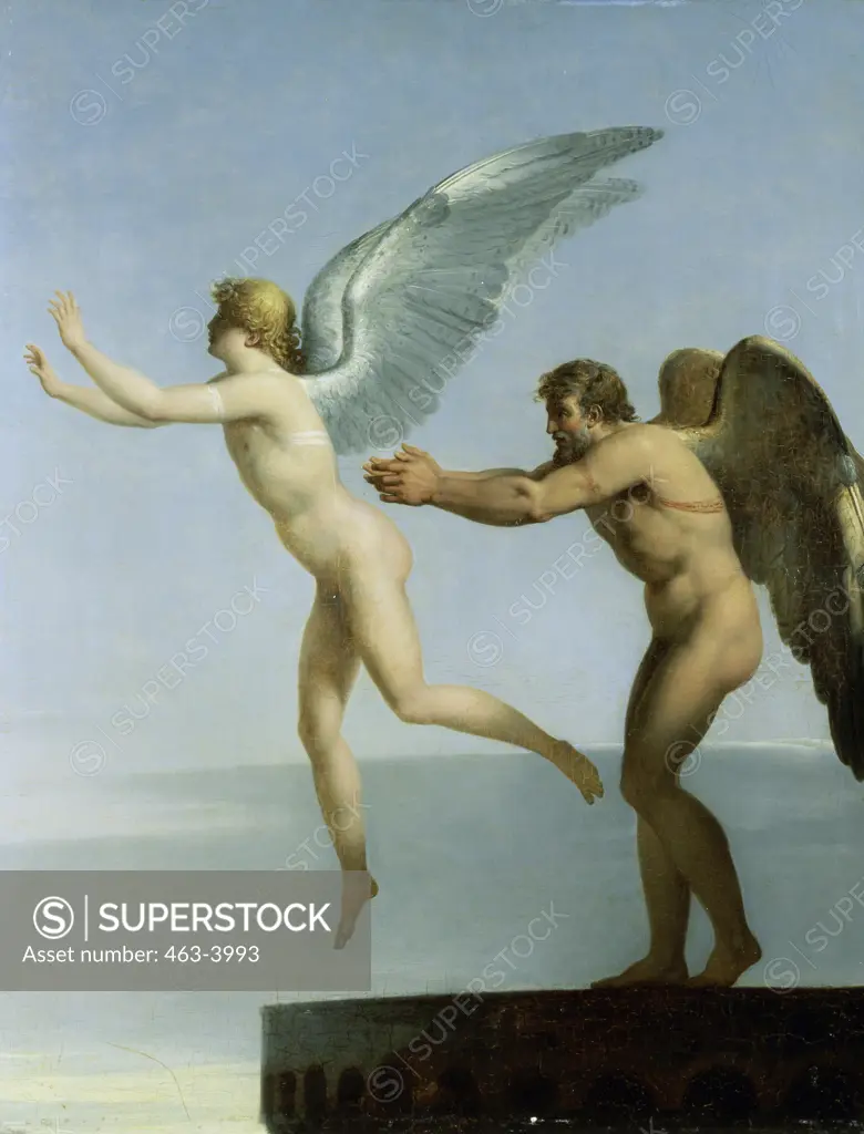 Daedalus And Icarus Charles-Paul Landon (1760-1826) Musee Des Beaux-Arts, Alencon, France 
